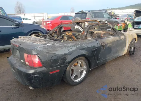 2000 Ford Mustang Gt из США, поврежденный, VIN 1FAFP45X4YF299932
